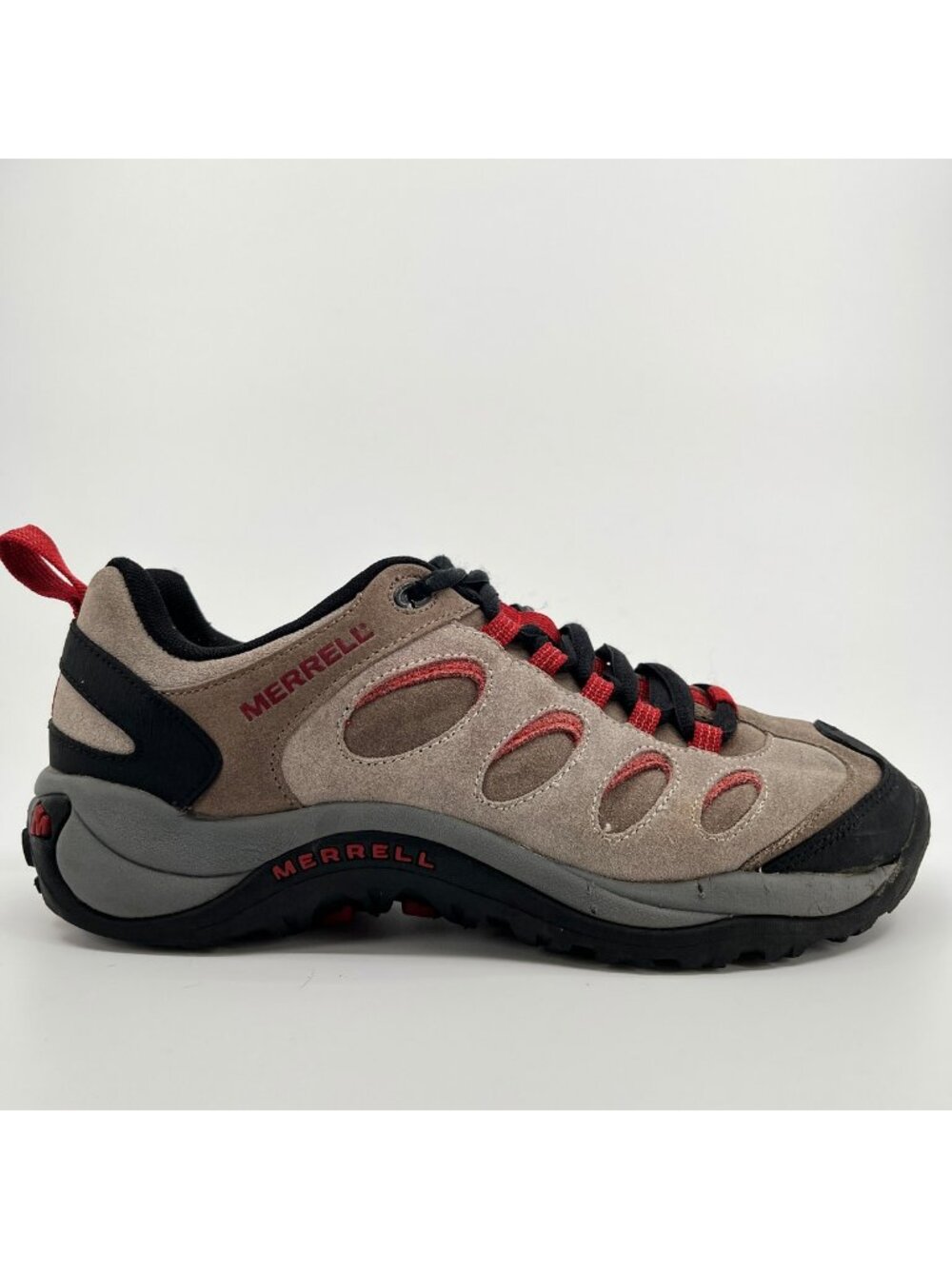 Merrell Reflex II Mens Size 8 Taupe Black Outdoor Trail Hiking Shoes Sneakers